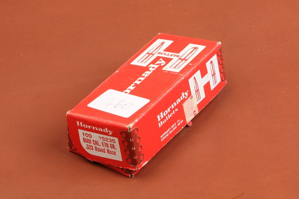 Lot 418: 8 mm 170 gr. Hornady. Approximately 50.