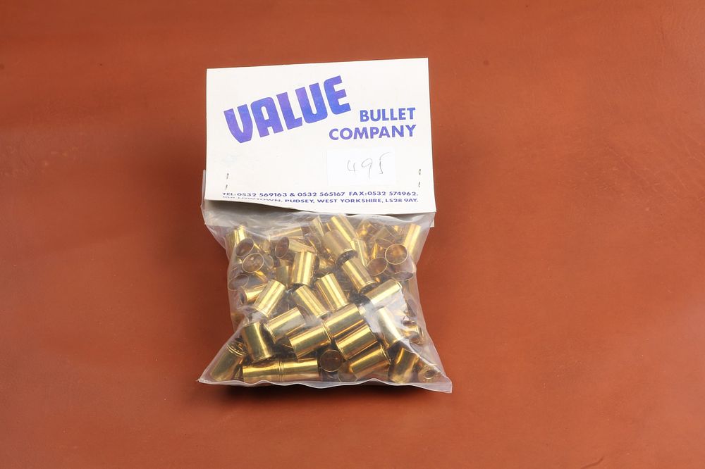 Lot 444: .455 WEBLEY BRASS 100