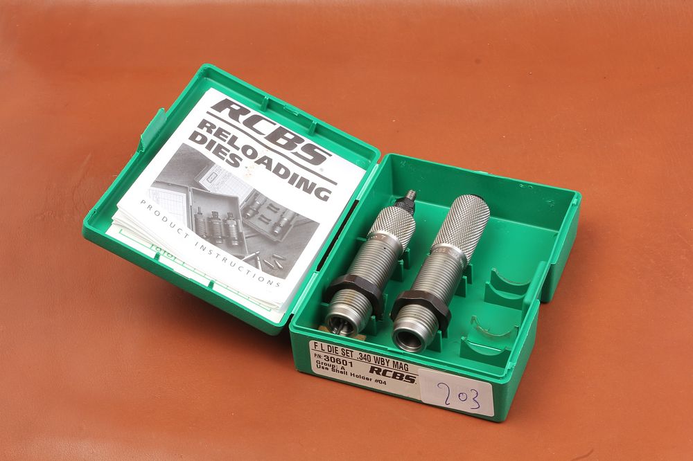 Lot 448: .340 WEATHERBY MAGNUM Die Set