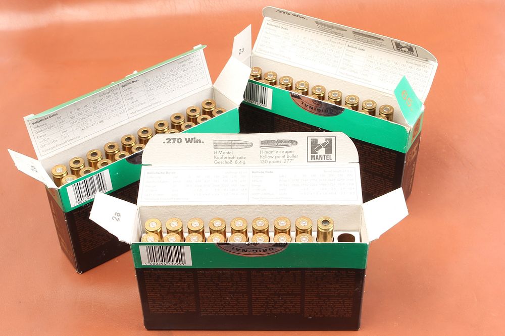 Lot 472: Approx 60 of RWS .270 Win Brass Mixed...