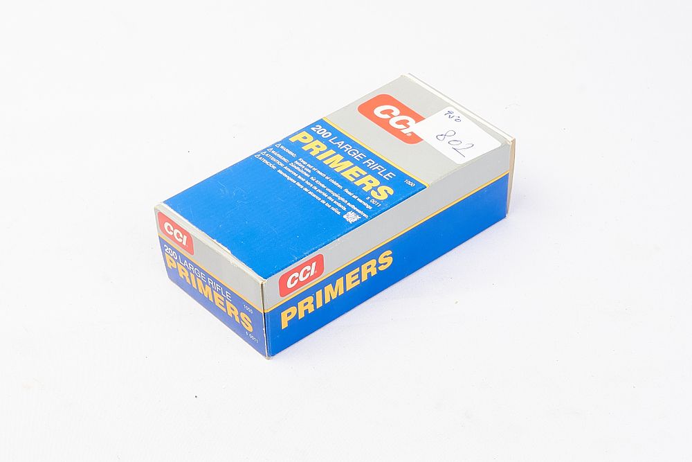 Lot 494: CCI 200 LARGE RIFLE PRIMERS Approx 950
