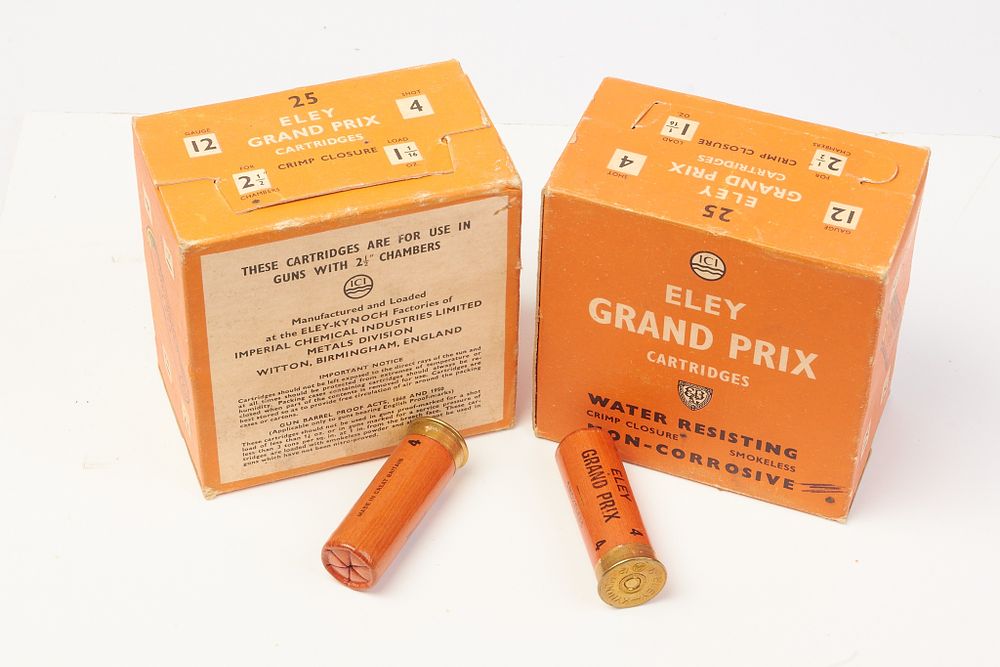 Lot 534: ELEY GRAND PRIX 12-BORE No 4 50 of