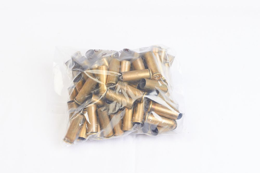 Lot 651: 100 off mixed, used .44 Mag ctg cases