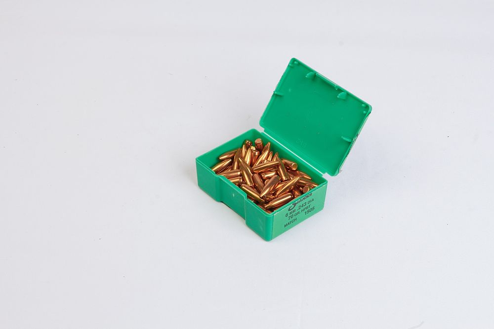 Lot 661: Sierra Matchking 70 grain HPBT .243/6mm