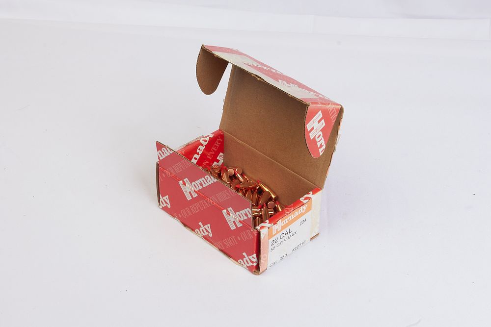Lot 663: Hornady V max 55 grain .224
