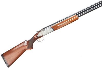 RIZZINI
A 12-BORE RIZZINI OVER & UNDER SIDEPLATED EJECTOR . Ser No 90415. A 12 bore Rizzini 