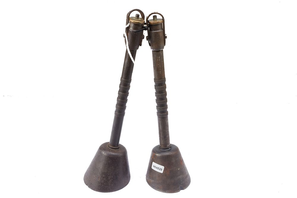 Lot 213: GREENER
A PAIR OF .310 CK. HUMANE KILLERS. 
SERIAL NOS.3385 AND 4420.