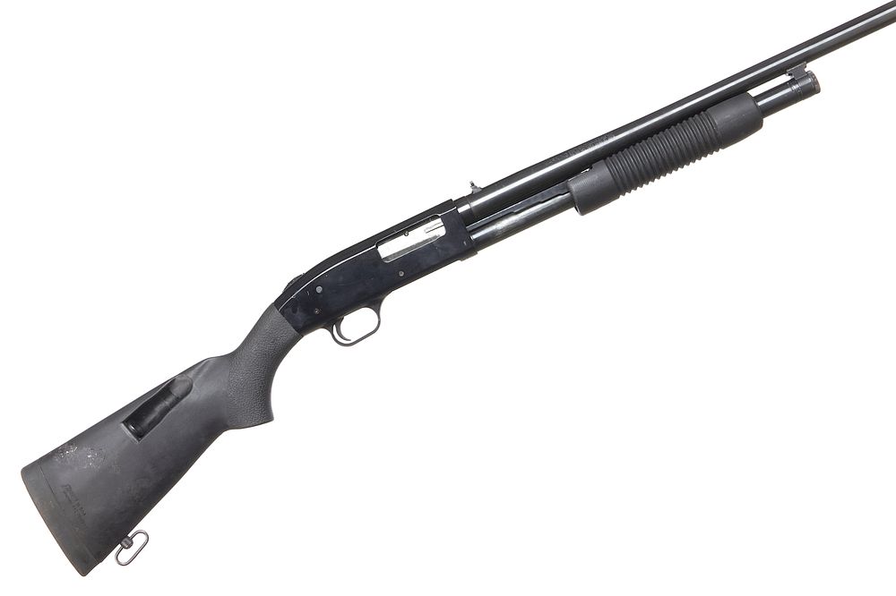Lot 261: MOSSBERG
A 12-BORE MOSSBERG PUMP ACTION. Ser No K042641.