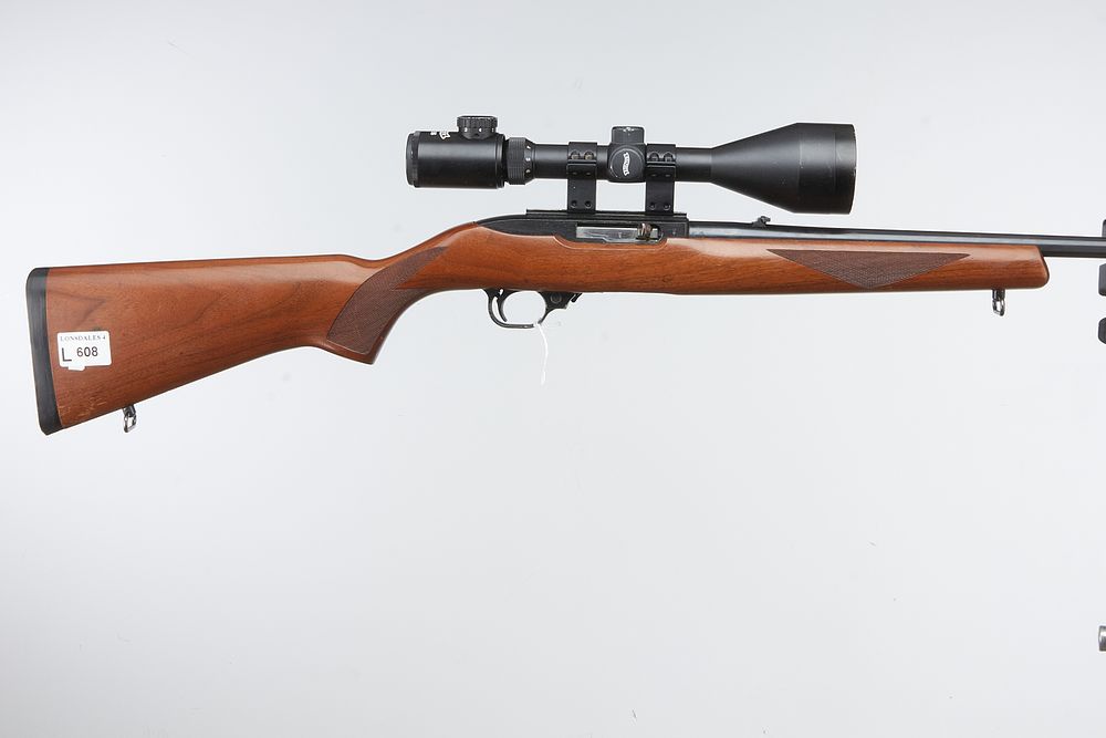 Lot 594: RUGER 
A 10/22 .22LR SEMI-AUTO RIFLE Ser No 233-83547