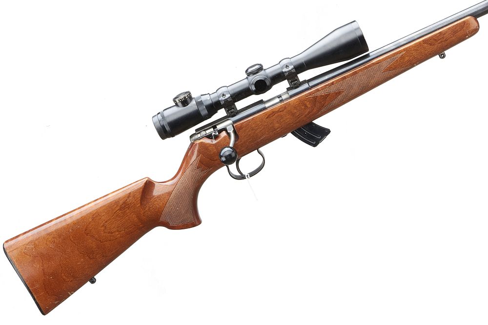 Lot 295: ANSCHUTZ 
A .22 LR BOLT ACTION RIFLE SER NO 3054455