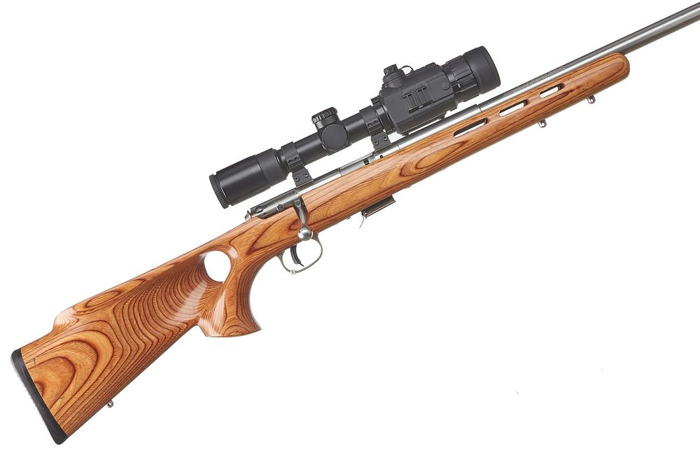 Lot 297: SAVAGE
A MOD 93R17 .17HMR CW THERMAL SIGHT SER NO 1048273