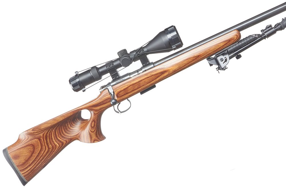 Lot 298: CZ
A LITTLE USED MOD 455 .17 HMR BOLT ACTION RIFLE SER NO 483075