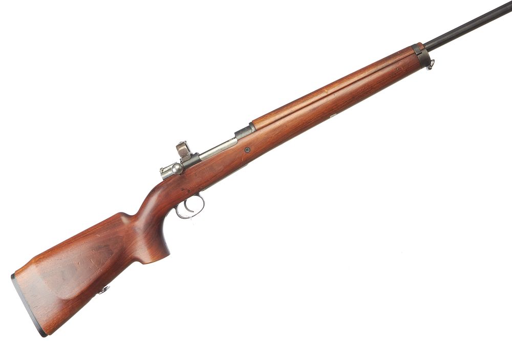 Lot 356: MAUSER
A 6.5 X 55MM BOLT ACTION TARGET RIFLE BUILT ON A MAUSER ACTION. Ser No 
 G56416 (BOLT MATCHING).