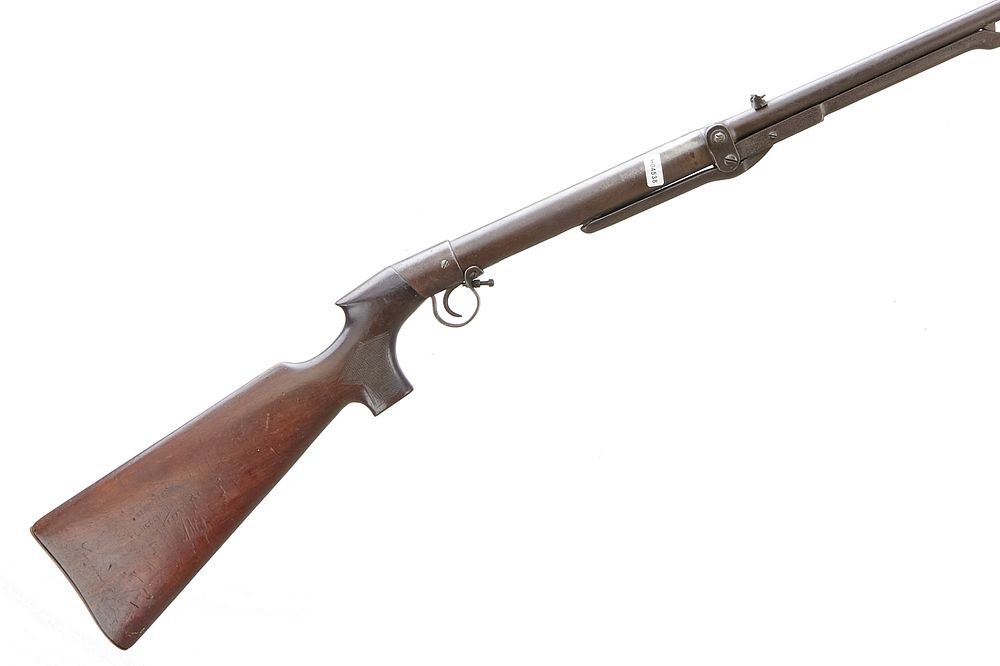 Lot 442: LINCOLN
A .177 CAL. 'H THE LINCOLN ' LINCOLN JEFFERIES AIR RIFLE Ser No 10759.