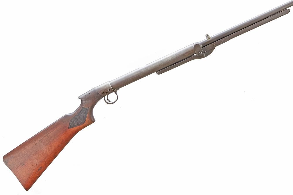 Lot 449: BSA
A .177 CAL. BSA TAP ACTION LEVER COCKING AIR RIFLE. Ser No T2791.