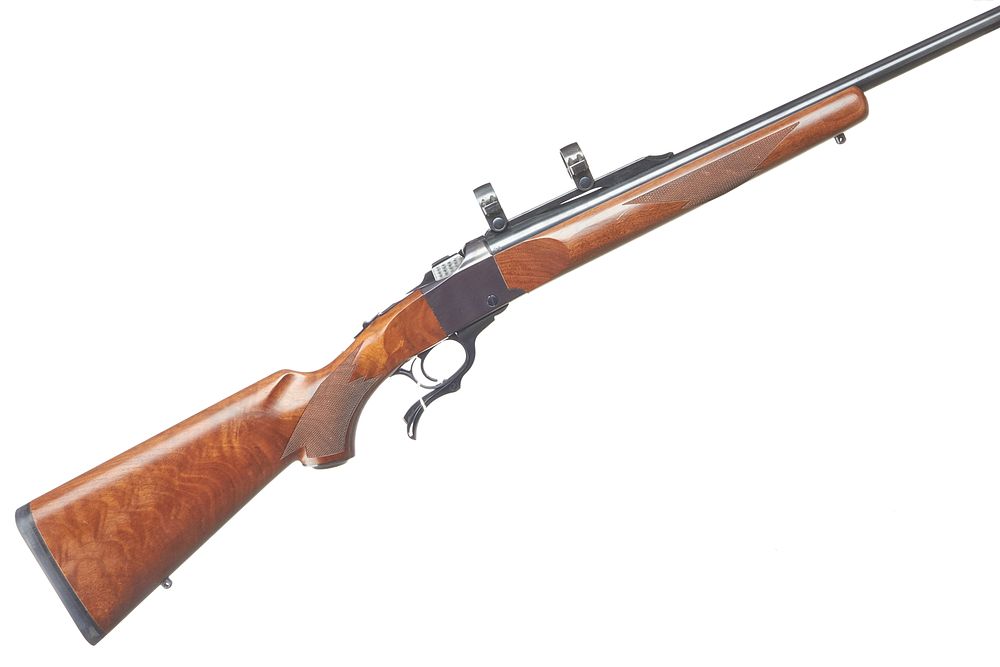 Lot 372: RUGER 
A MOD NO 1 .243 UNDER LEVER RIFLE SER NO 13320681