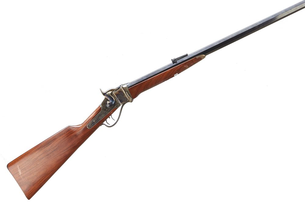 Lot 387: PEDERSOLI
A .45-90 CAL. PEDERSOLI SHARPS FALLING BLOCK RIFLE. 
Ser No SH28783.