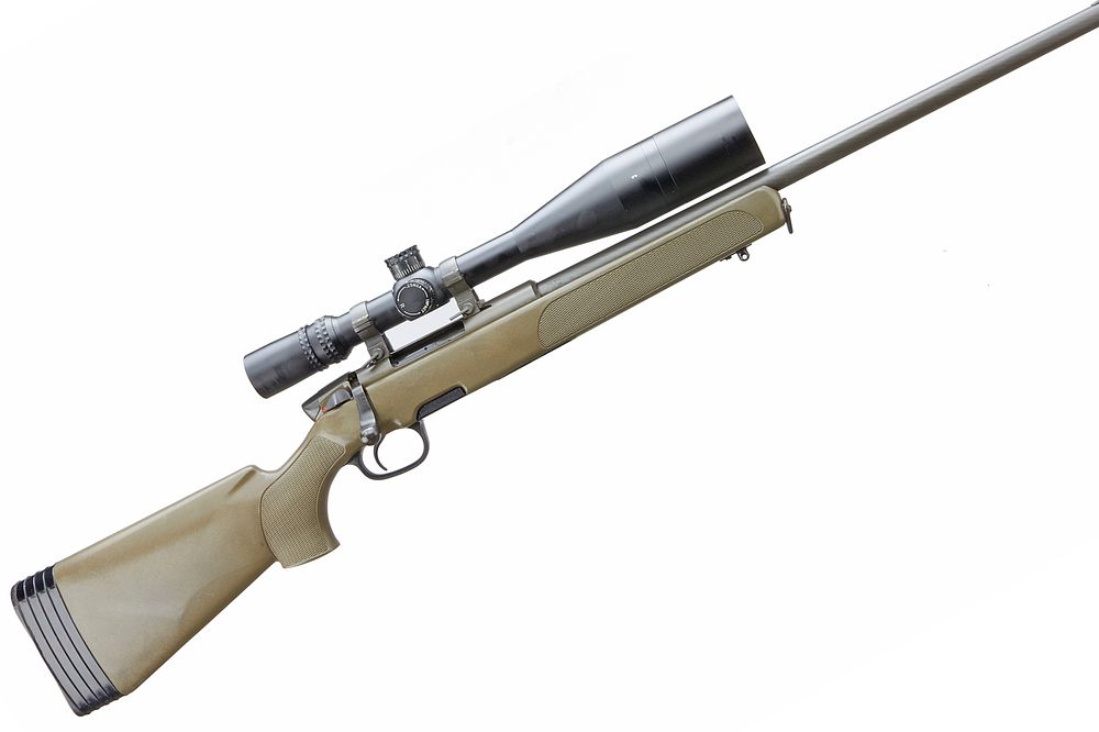 Lot 390: STEYR MANNLICHER
A MOD SSG 69 .308 BOLT ACTION RIFLE C/W NIGHTFORCE SCOPE SER NO 281846