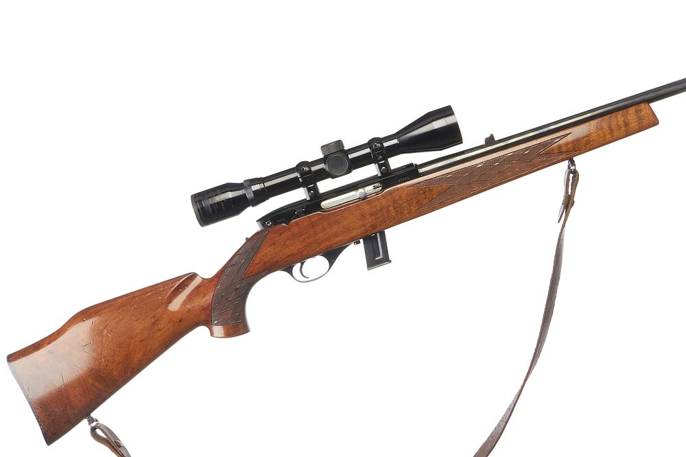 Lot 312: WEATHERBY
A .22LR WEATHERBY MK XX11 SELF LOADING RIFLE. SER NO 43171