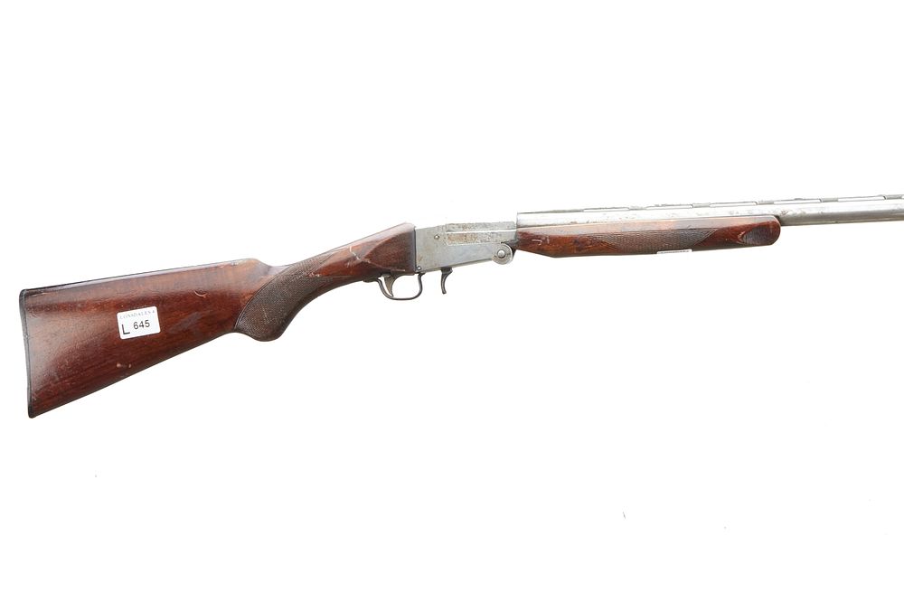 Lot 553: GAMBA 12 BORE SINGLE NO. 19506