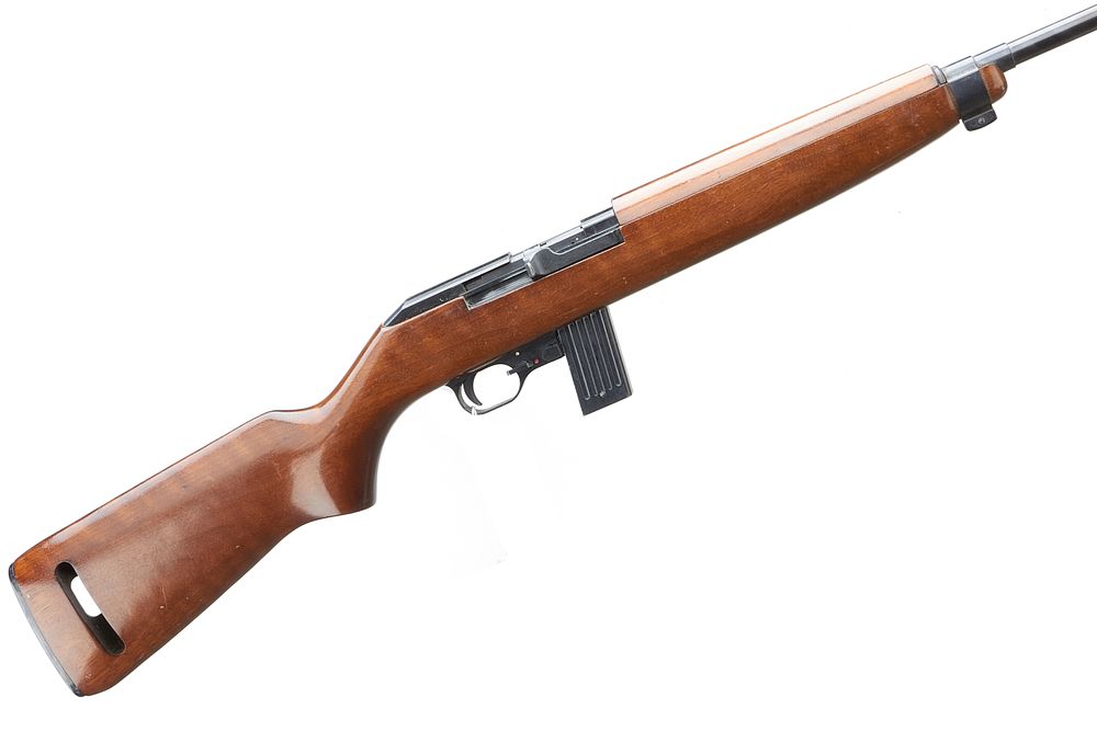Lot 490: ERMA WERKE
A Mod E M1 .22LR SEMI-AUTO Ser No 221658