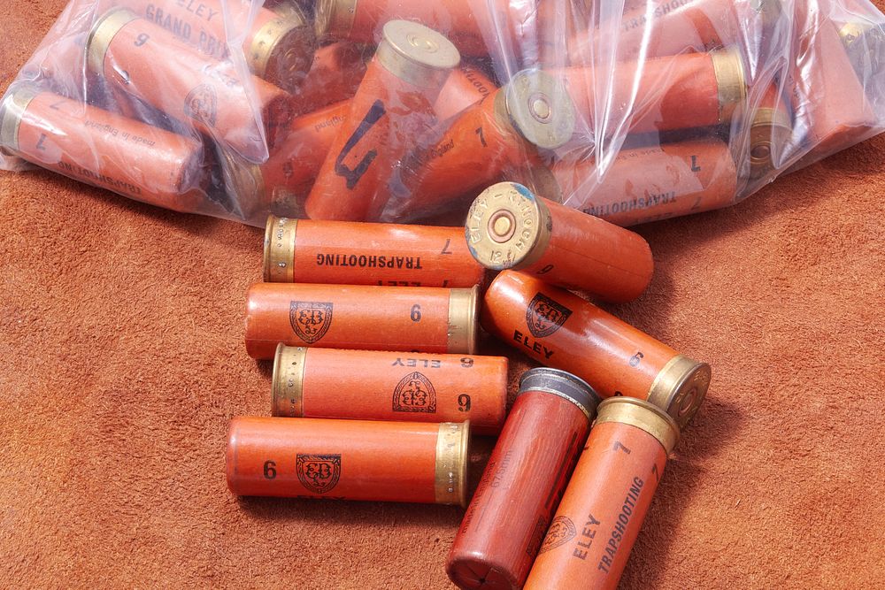 Lot 442: ASSORTED 12 BORE ELEY TRAPSHOOTING CARTRIDGES, 36 OF