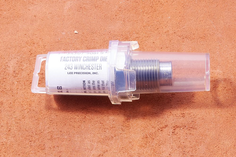 Lot 169: .243 WINCHESTER LEE FACTORY CRIMP DIE *UNUSED* SER. 90320