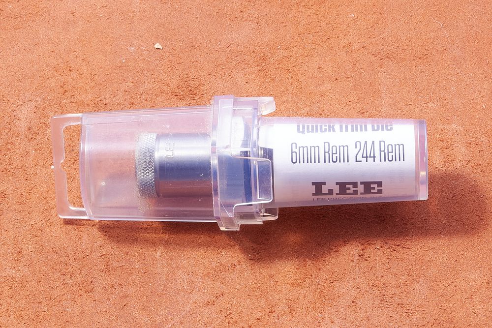 Lot 165: 6MM REM/ 244 REM LEE QUICK TRIM DIE *UNUSED* SER. 90434
