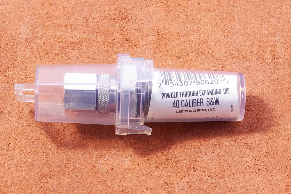 Lot 164: .40 SMITH AND WESSON LEE POWDER THROUGH EXPANDING DIE *UNUSED* SER. 90620