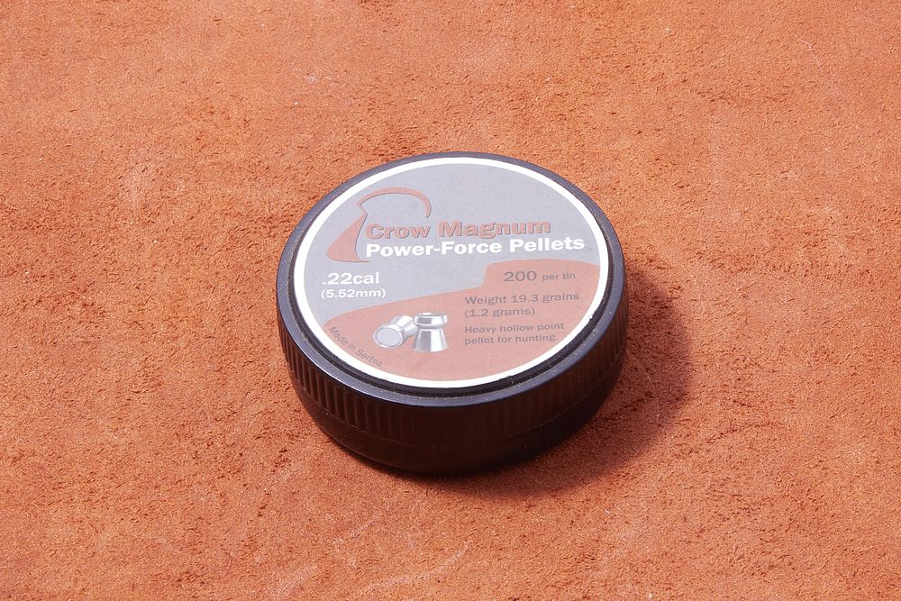 Lot 1014: .22 CAL "CROW MAGNUM POWER-FORCE PELLETS" 1.2 GRAMS 800 OF