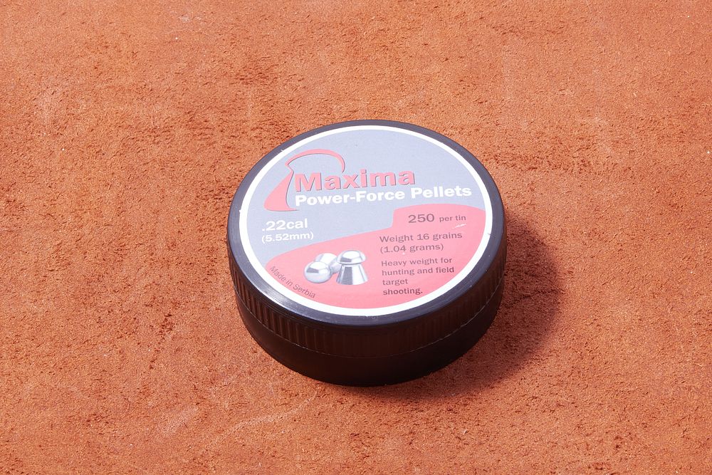 Lot 1012: .22 "MAXIMA POWER FORCE PELLETS" 1.04 GRAMS, 500 OF