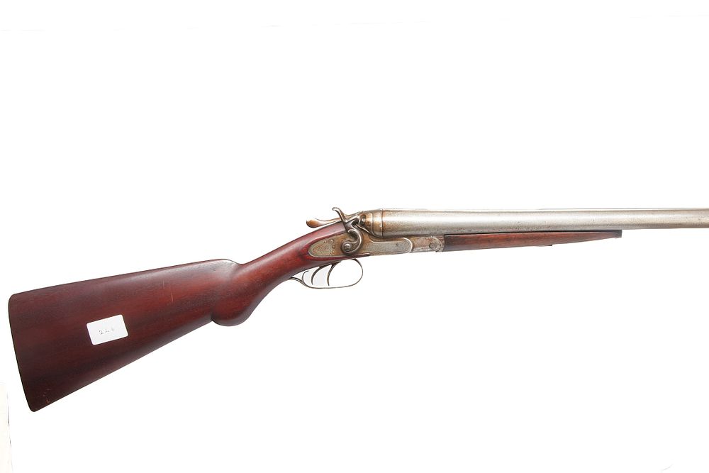 Lot 236: NVM A 12 BORE HAMMER ACTION SXS