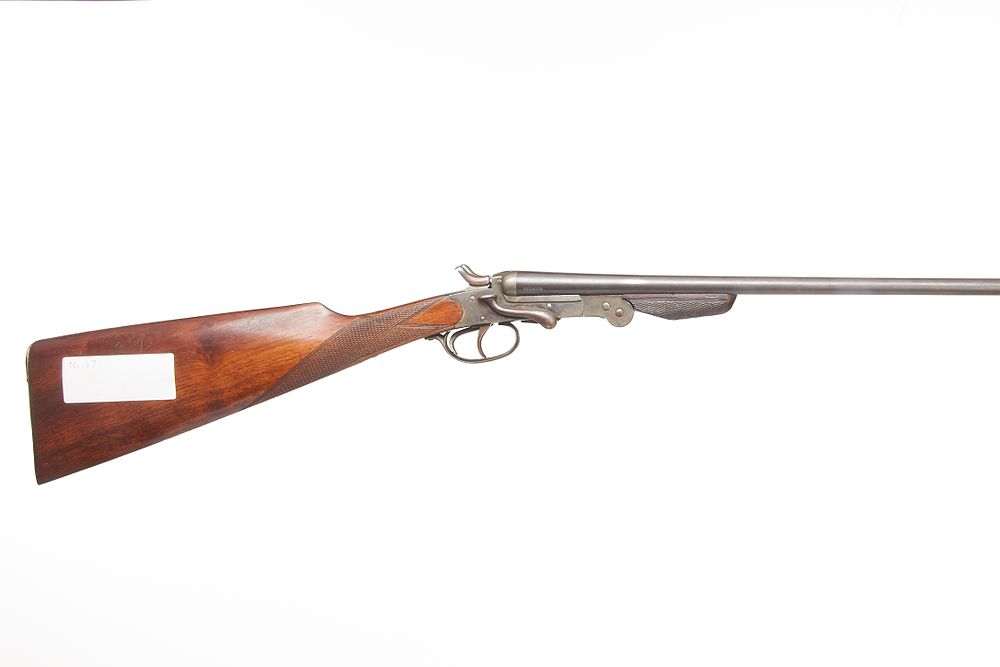 Lot 74: NVM "MARK 4120" .410 BORE SXS HAMMER ACTION SHOTGUN STAMPED "BELGIUM"