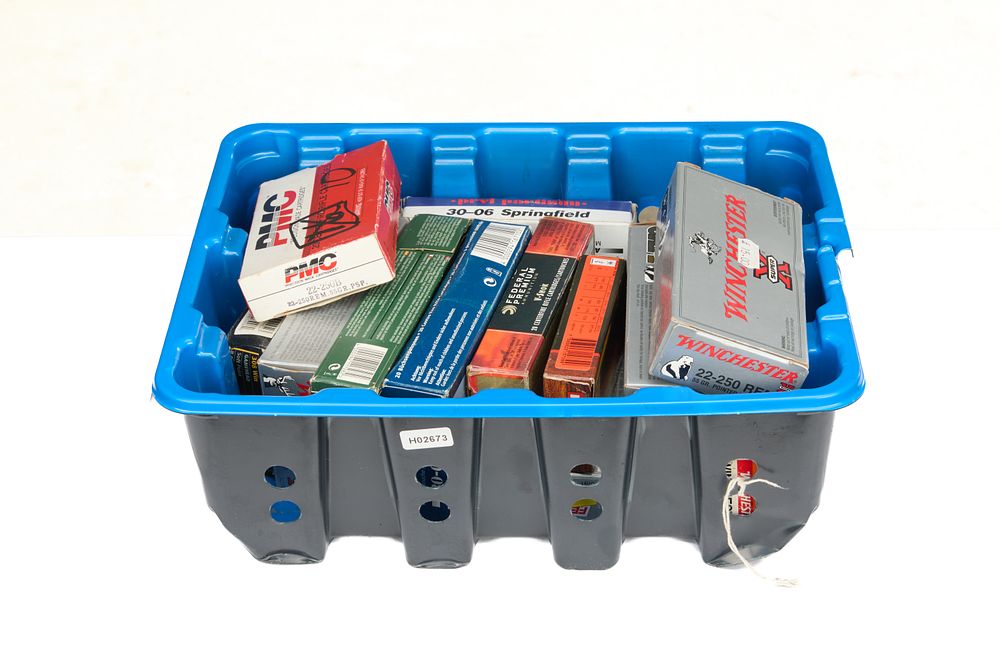 Lot 691: NINE KILOGRAMMES OF ASSORTED AMMUNITION. BY VARIOUS MAKERS.