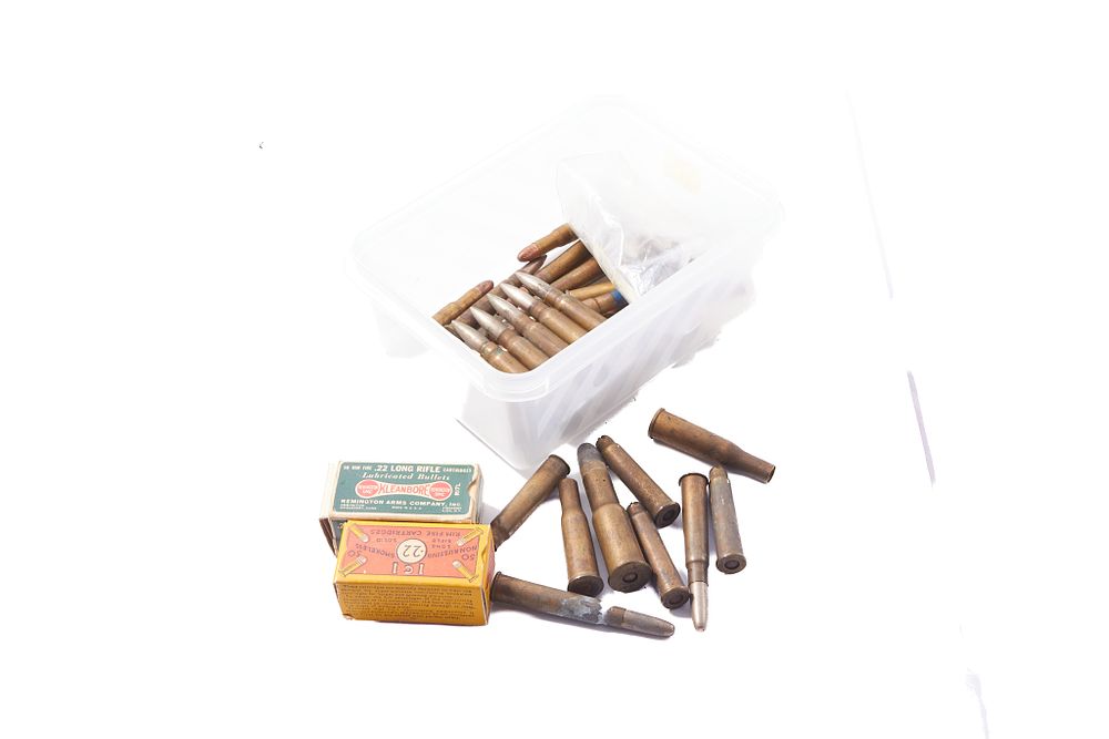 Lot 694: MIX OF COLLECTORS AMMUNITON (.303, .22, .577)