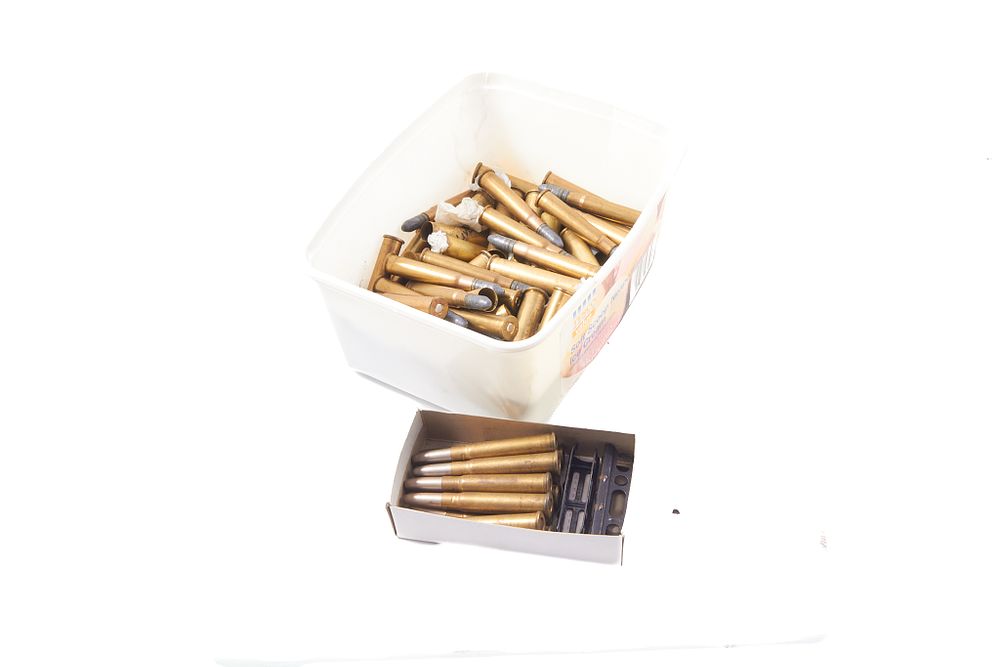 Lot 693: HOME LOAD .303 + OTHERS FOR STRIPPING AND SALVAGE NOT TO BE FIRED