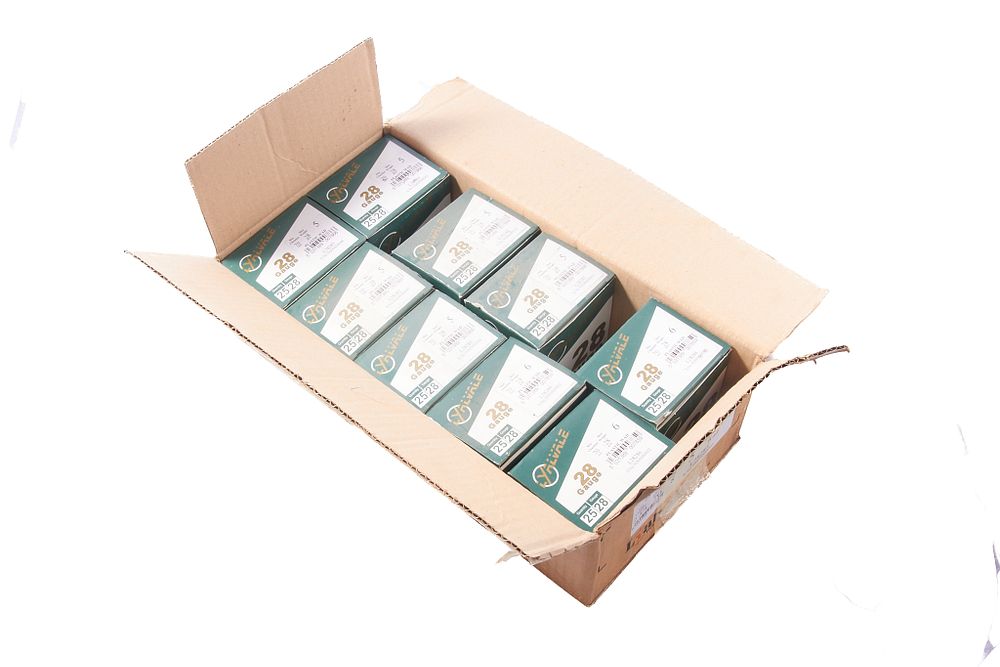 Lot 372: 28 BORE LYALVALE PLASTIC WAD CARTRIDGES, 225 OF