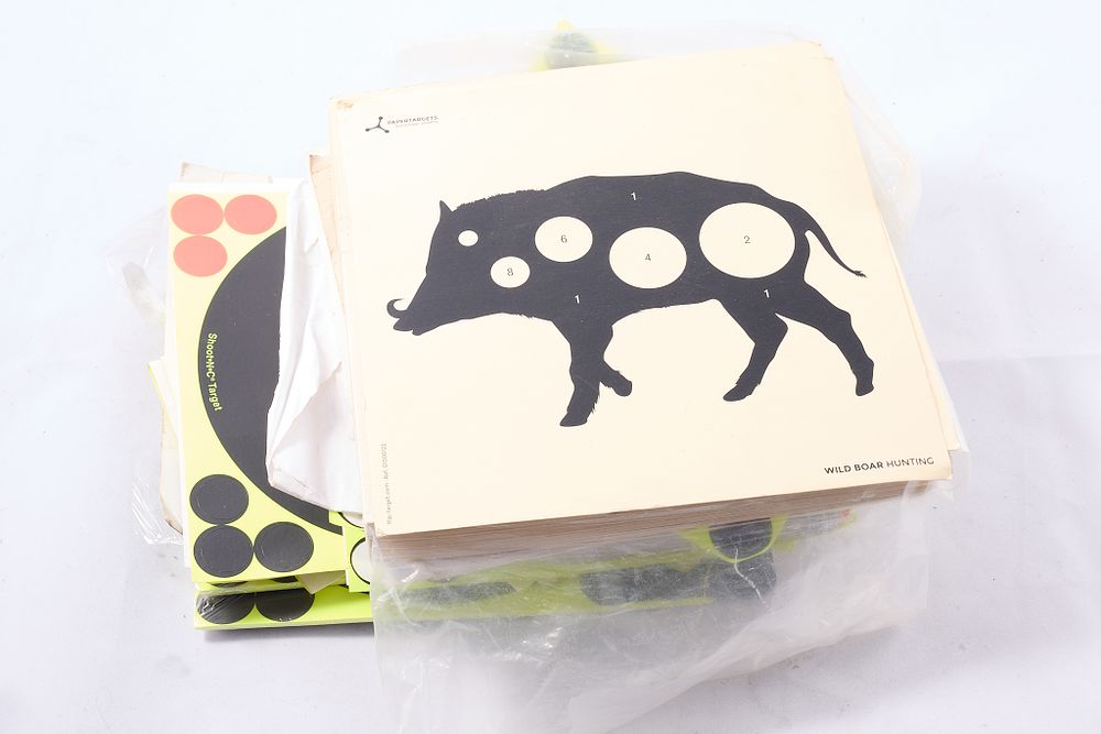Lot 522: LOT OF PAPER TARGETS 100+ OF