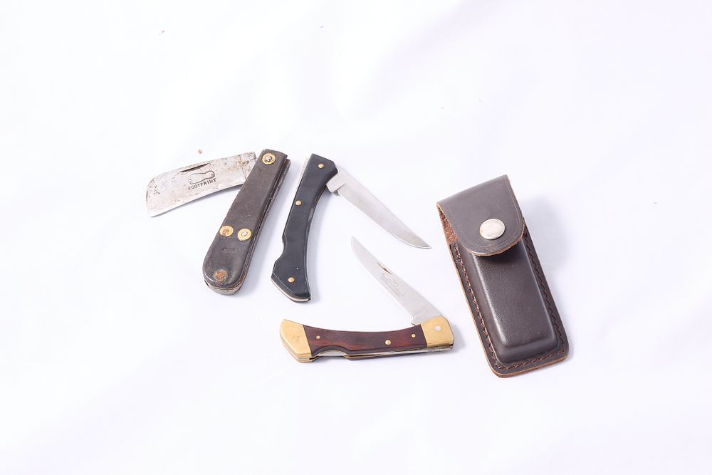 Lot 1462: LOT OF ASSORTED SMALL FOLDING KNIVES