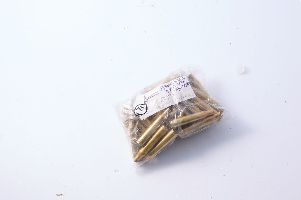 Lot 1367: 38 .270 STARLINE CASES. 29 BRAND NEW + 9 ONCE FIRED / PRE-USED.