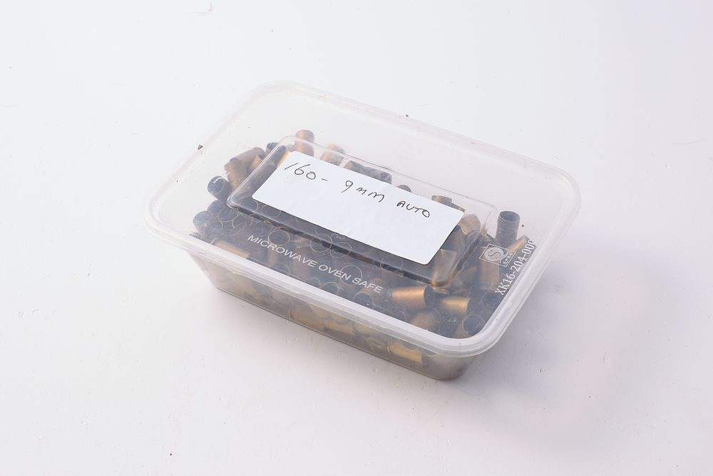 Lot 246: 9MM AUTO BRASS, 160 OF