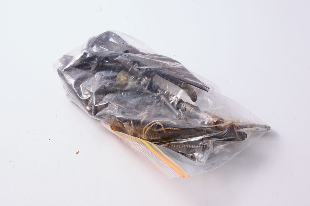 Lot 515: ASSORTED COMPONENTRY; SIDELOCK ACTIONS, BOLTS, TRIGGER GUARDS, ETC