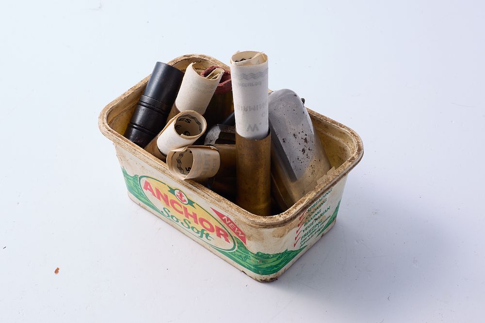 Lot 1300: LOT OF WW GREENER POLICE GUN BRASS AND ASSORTED ACCOUTREMENTS