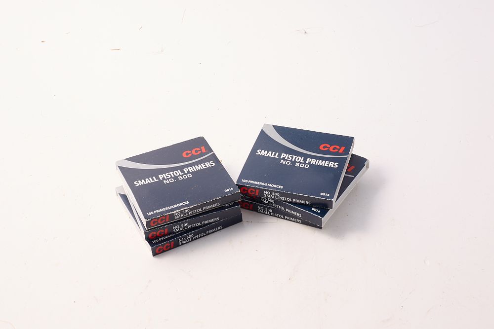 Lot 1138: LOT OF SMALL PISTOL PRIMERS, APPROX 600 OF