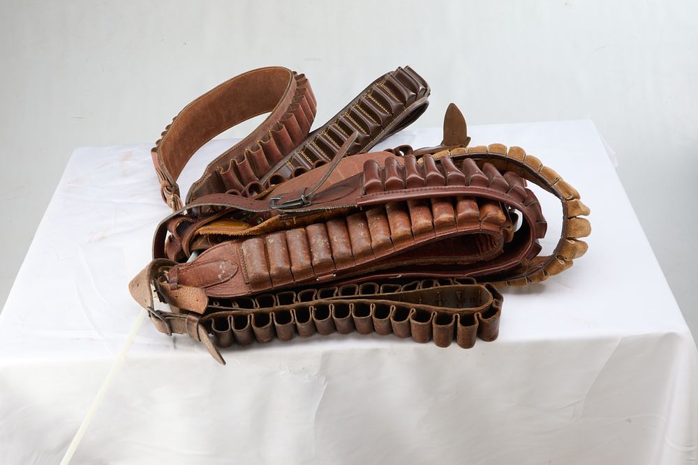 Lot 1101: LOT OF ASSORTED AMMO BELTS