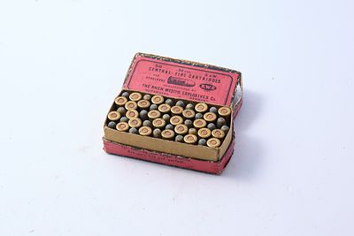 .38 CAL ANTIQUE RWS CARTRIDGES, 50 OF. Sect 1 - FAC or RFD to buy this lot