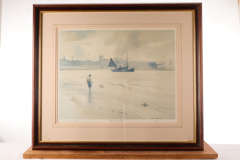 Lot 1050: HARTLEPOOL THROUGH THE MISTS OF TIME BY GEORGE COLLEY, PRINT NO. 11 OF 250