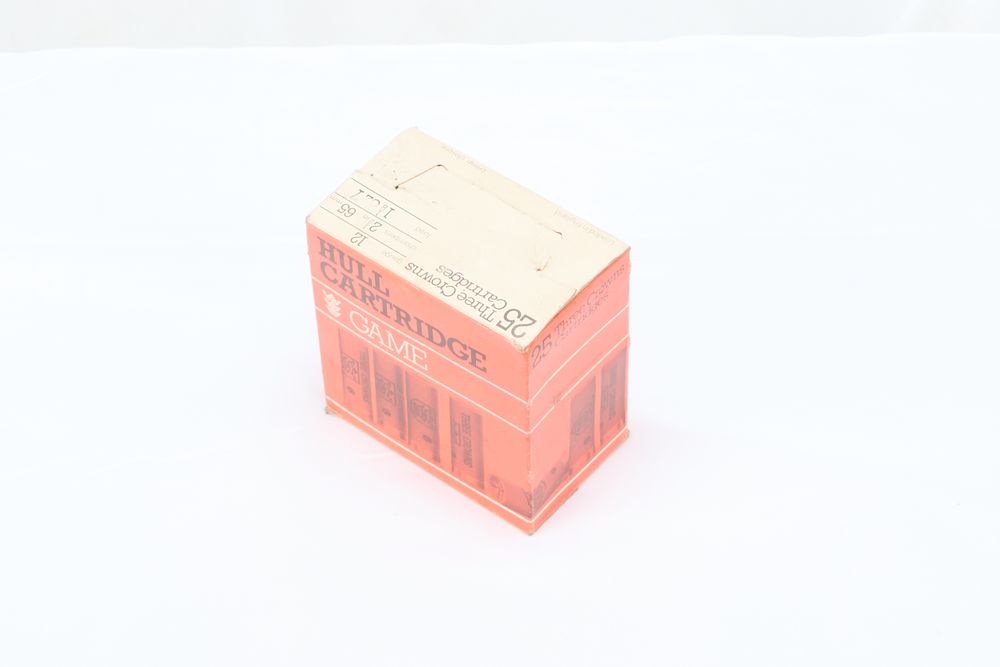 Lot 359: HULL 12 BORE GAME CARTRIDGES, 25 OF