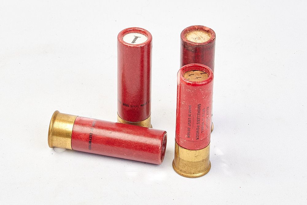 Lot 495: ELEY 8-BORE PAPER CARTRIDGES 
 SECT 2 SGC REQUIRED TO BID ON THIS ITEM