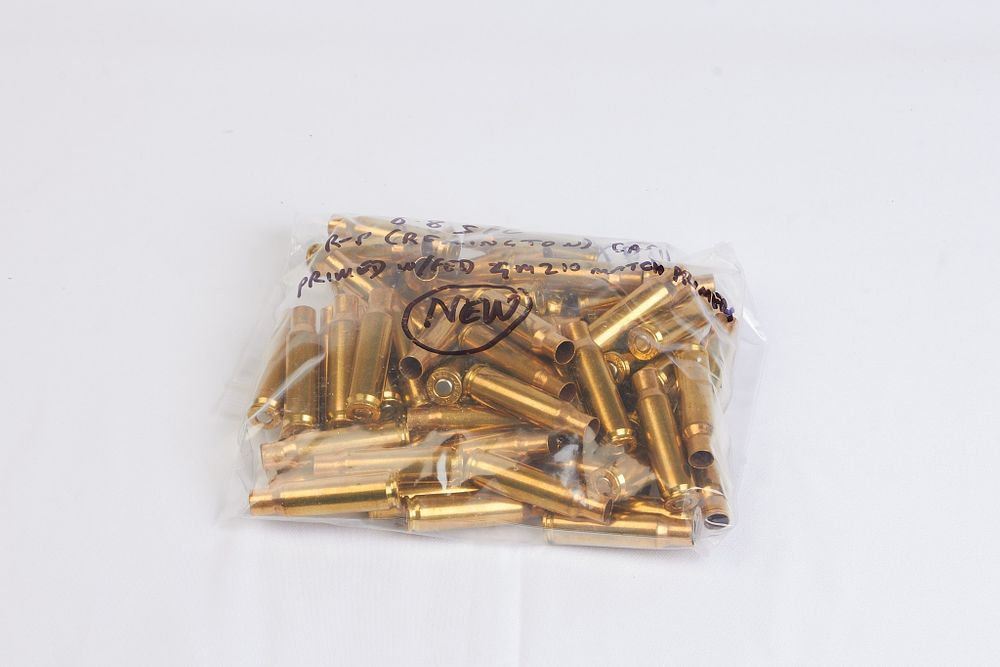 Lot 1535: REMINGTON PETERS NEW 6.8 SPC BRASS. PRIMED. 
 67 OF 
 SECT 1 - FAC OR RFD TO BUY THIS LOT